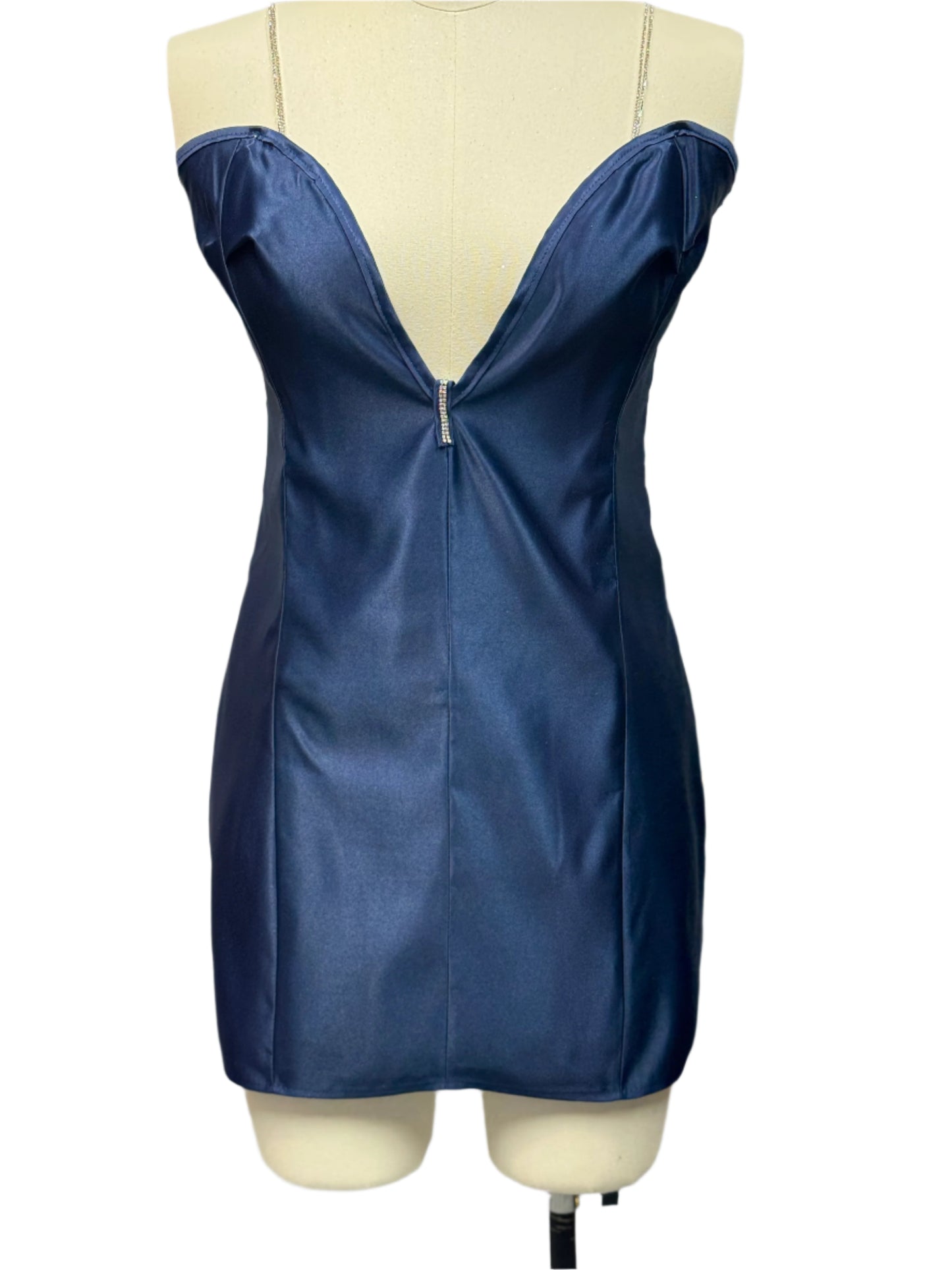 Sleeveless Satin Dress