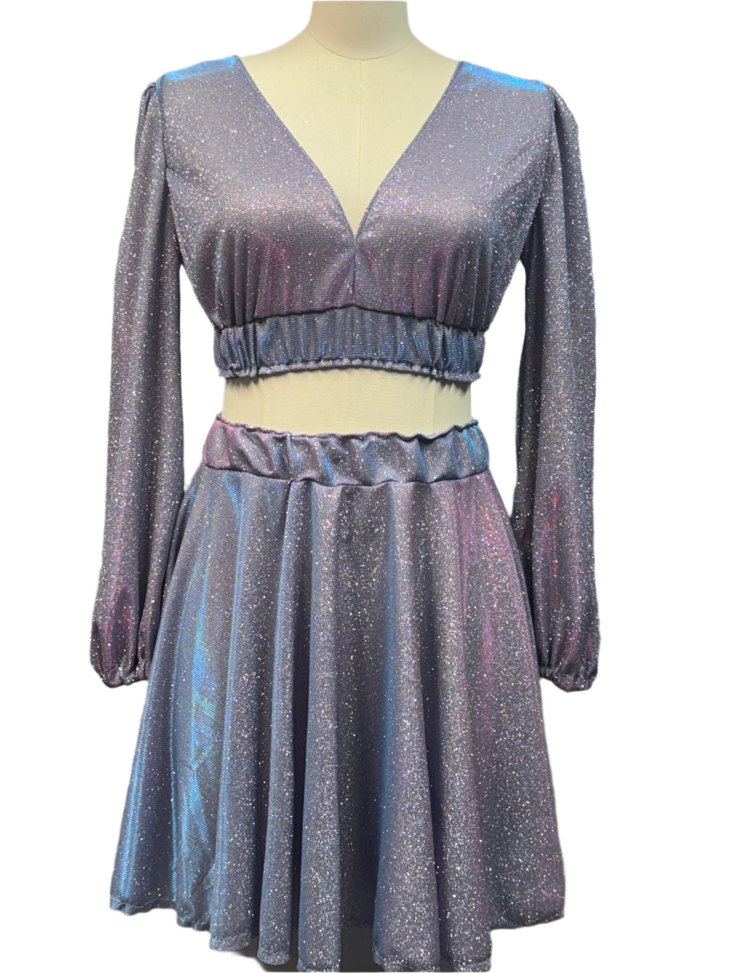 Glitter 2 Piece Dress
