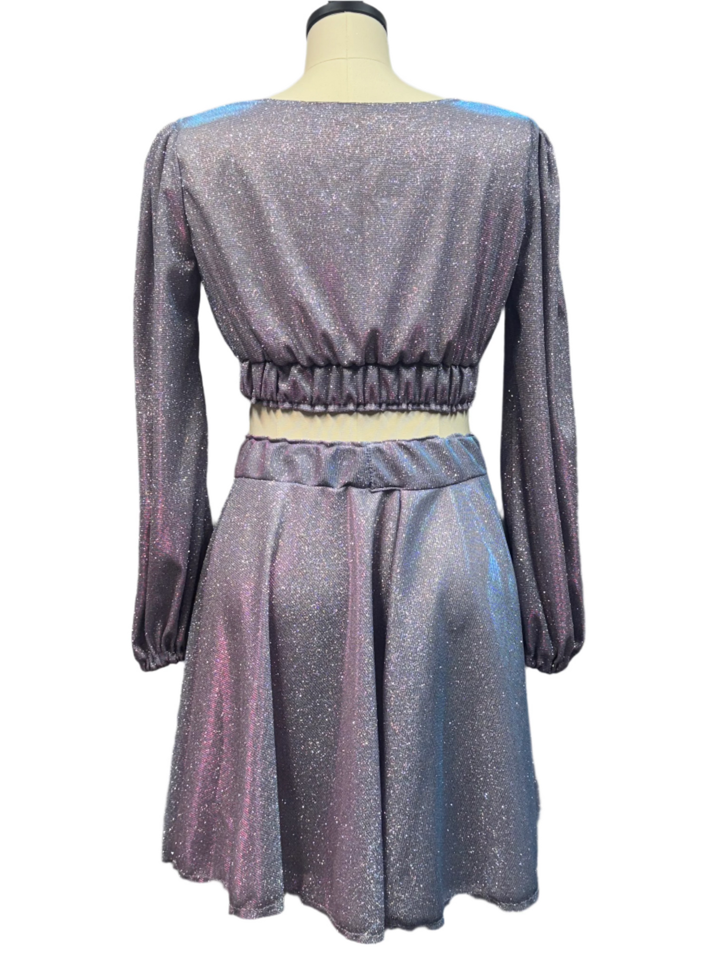 Glitter 2 Piece Dress
